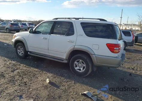 2001 Toyota Sequoia Sr5 V8 z USA, uszkodzony, nr VIN 5TDBT44A21S039200